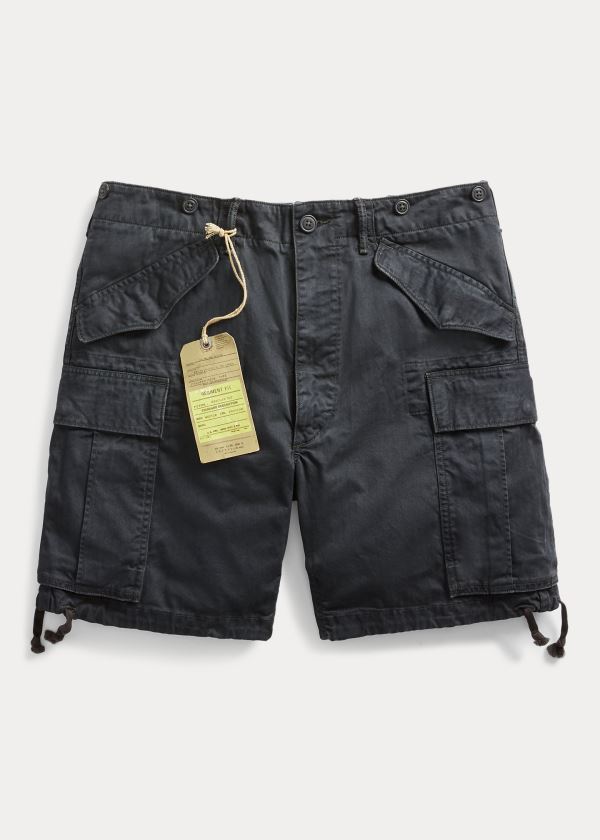 Calções Ralph Lauren Algodão Herringbone Cargo Homem 61498-IWUB